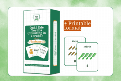 Ònkà: Counting Numbers (1-10) in Yoruba Flashcards